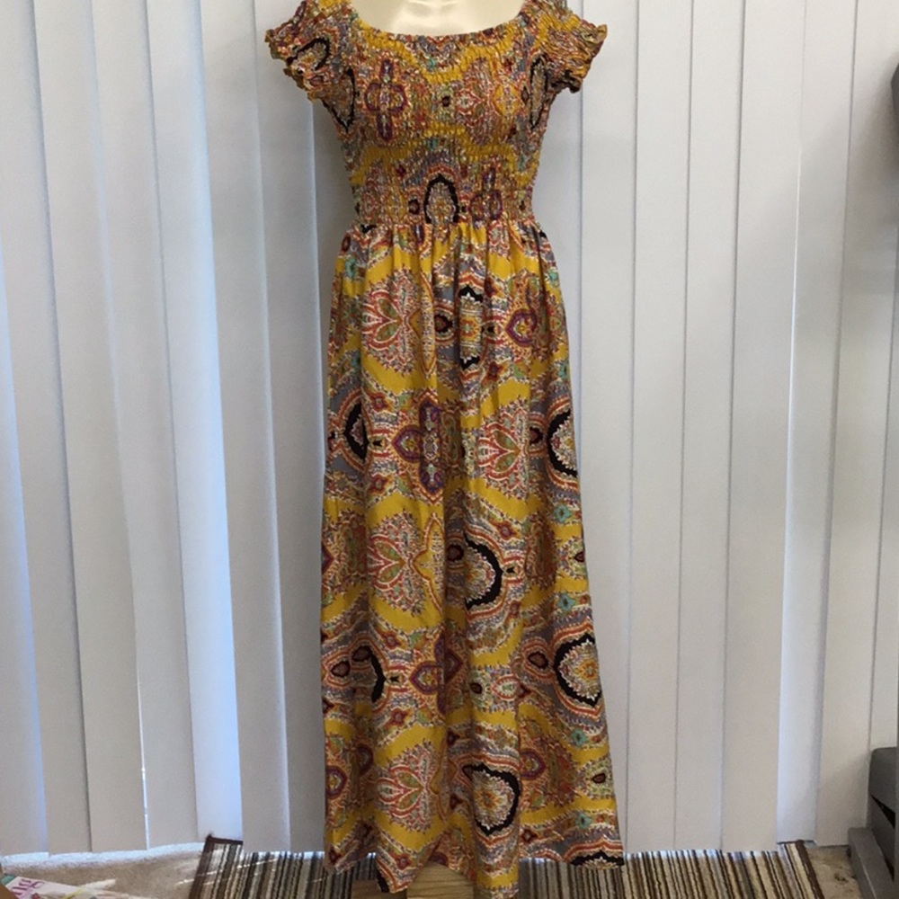 Ladies summer dress stretchy top